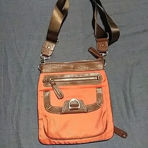 Burnt orange crossbody purse